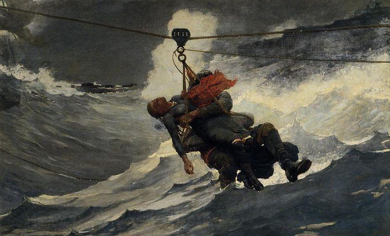 Winslow Homer The Life Line Germany oil painting art